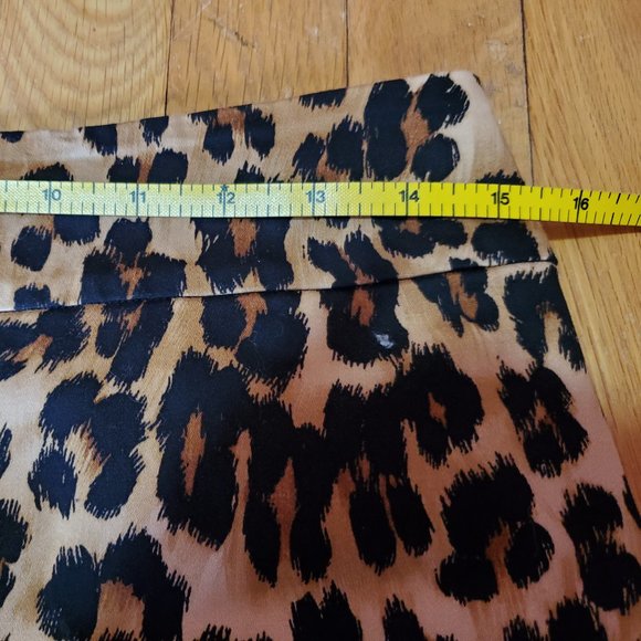 Charter Club Cheetah Print Pencil Skirt Size 6 - Picture 7 of 7